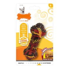 NEW Nylabone Strong Chew Bacon Chew rágójáték kutyáknak S méret