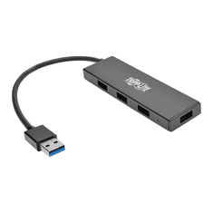 EATON Tripp Lite U360-004-SLIM hálózati csatlakozó USB 3.2 Gen 1 (3.1 Gen 1) Type-A 5000 Mbit/s Fekete (U360-004-SLIM)