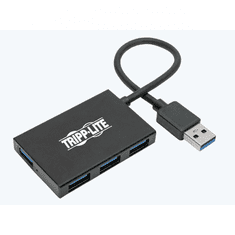 EATON Tripp Lite U360-004-4A-AL hálózati csatlakozó USB 3.2 Gen 1 (3.1 Gen 1) Type-A 5000 Mbit/s Fekete (U360-004-4A-AL)