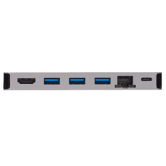 EATON Tripp Lite U442-DOCK5D-GY dokkoló állomás és port replikátor Vezetékes USB 3.2 Gen 1 (3.1 Gen 1) Type-C Szürke (U442-DOCK5D-GY)