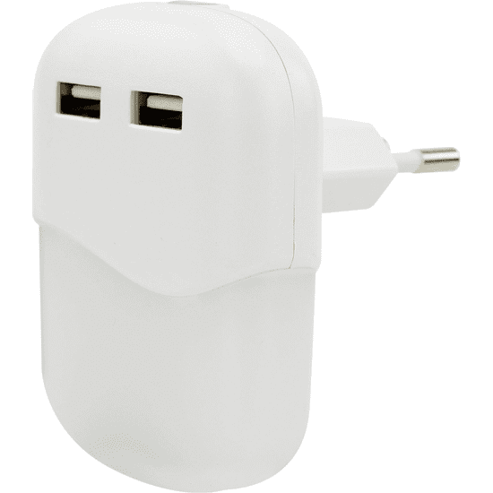 Ansmann NL15AC 2xUSB-A Hálózati töltő - Fehér (12W) (1600-0407)