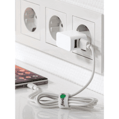 Goobay Hálózati töltő 2xUSB töltő (5V / 2,4A) + Lightning kábel (1 méter) - Fehér (44979)