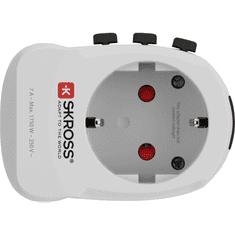 Skross PRO Light USB (4xA) 4x USB-A Hálózati utazótöltő - Fehér (24W) (PROLIGHTUSB-4XA)