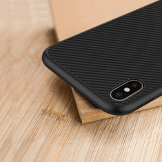 Nillkin Synthetic Fiber Apple iPhone XS Max Hátlap - Fekete (NL163317)