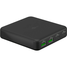 Goobay 61772 2x USB-C/2x USB-A Hálózati töltő - Fekete (65W) (61772)