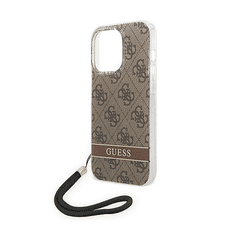 Guess 4G Print Strap Apple iPhone 14 Pro Tok - Barna/Mintás (GUOHCP14LH4STW)