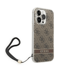 Guess 4G Print Strap Apple iPhone 14 Pro Tok - Barna/Mintás (GUOHCP14LH4STW)