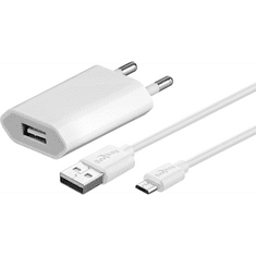 Goobay 44983 Micro-USB / USB-A Hálozati töltő készlet - Fehér (5W) (44983)