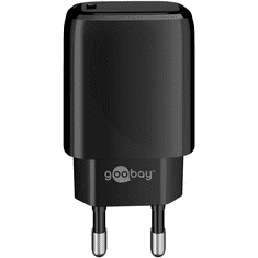 Goobay 58401 USB-C Hálózati töltő - Fekete (5V / 3A) (58401)