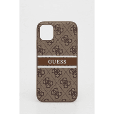 Guess 4G Printed Stripe Apple iPhone 11 Szilikon Tok - Barna/Mintás (GUHCN614GDBR)