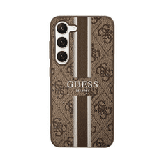 Guess 4G Printed Stripe Samsung Galaxy S23 Tok - Barna/Mintás (GUHCS23SP4RPSW)