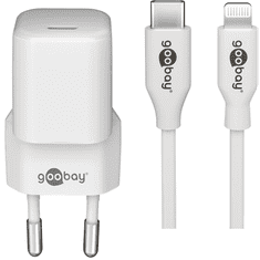 Goobay 61084 USB-C Hálózati töltő - Fehér (5V / 3A) (61084)