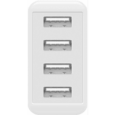 Goobay 44962 4x USB-A Hálózati töltő - Fehér (30W) (44962)