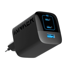 Anker Prime (67W) 2x USB-C / USB-A Hálózati töltő - Fekete (A2674G11)