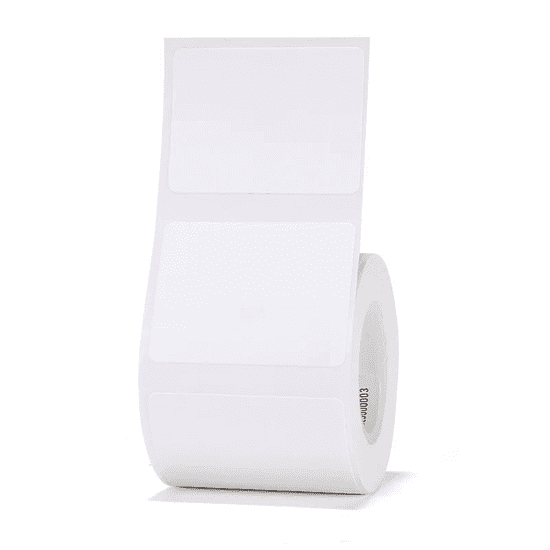 Niimbot 40 x 20 mm Címke hőtranszferes nyomtatóhoz (320 címke / tekercs) - Fehér (T40*20-320)