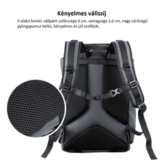 K&F Concept 13.098V1 Professzionális kamera hátizsák - Fekete (KF-13-098V1)