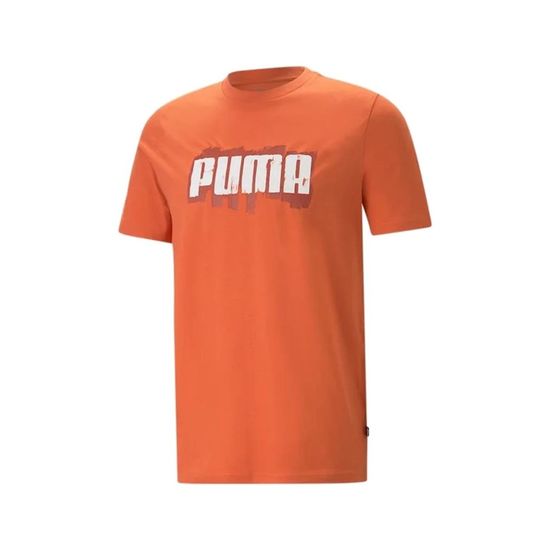 Puma Póló narancs Graphics Wording Tee