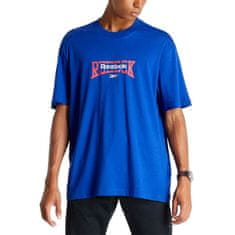 Reebok Póló kék XXL CL Basketball Tee