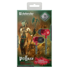 Defender Pollaxe Headset - Piros/Fekete (64453)