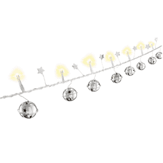 Goobay Bells Beltéri LED fényfüzér 1,3m - Meleg fehér (57949)