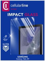 CellularLine Glass edzett védőüveg Samsung Galaxy TAB A9 (2024) számára (TEMPGLASSGTABA987)