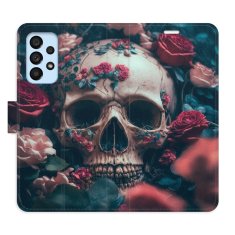 iSaprio Skull in Roses 02 flip tok Samsung Galaxy A53 5G