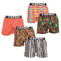 Represent 5PACK exclusive Mike férfi klasszikus boxeralsó (R3M-BOX-073334414345) - méret L