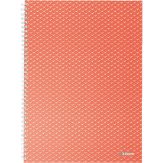 Esselte Colour'Breeze 80 lapos A4 vonalas spirálfüzet - Piros (628483)