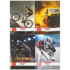 Herlitz Xbook: Sportos 32 lapos A5 sima füzet - Többféle (09543661)