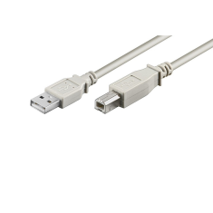 Goobay 93596 USB-A apa - USB-B apa 2.0 Nyomtató kábel - Szürke (1.8m) (93596)