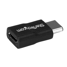 Startech StarTech.com USB2CUBADP csatlakozó átlakító USB 2.0 Type-C USB 2.0 Micro-B Fekete (USB2CUBADP)