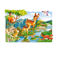 Castorland Little Deers 20 Maxi pcs Kontúr kirakós 20 dB Rajzfilmek (C-02177-1)