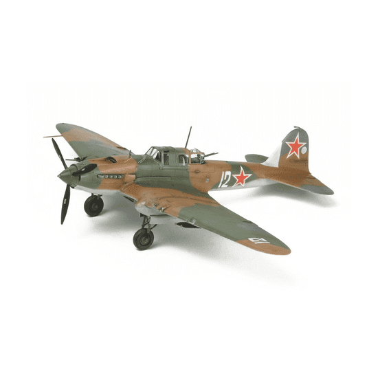 Tamiya 60781 Ilyshin IL-2 Shturmovik támadórepülőgép műanyag modell (1:72) (60781)