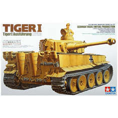 Tamiya German Tiger I Initial Production tank műanyag modell (1:35) (MT-35227)