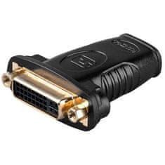 PremiumCord adapter HDMI A - DVI-D, női/női adapter