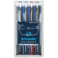 Schneider One Hybrid C Kupakos Rollertoll készlet - 0.3 mm / Vegyes színek (4 db) (183194)