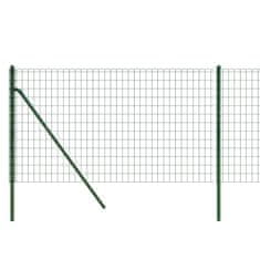 Vidaxl zöld horganyzott acél drótkerítés 1 x 25 m 154057