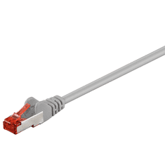 Goobay S/FTP CAT6 Patch kábel 1m - Szürke (50886)