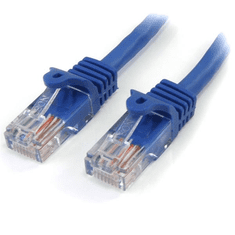 Startech StarTech.com 45PAT1MBL hálózati kábel Kék 1 M Cat5e U/UTP (UTP) (45PAT1MBL)