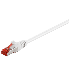 Goobay S/FTP CAT6 Patch kábel 1m - Fehér (95481)