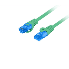 Lanberg S/FTP CAT6a Patch kábel 0.5m Zöld (PCF6A-10CC-0050-G)
