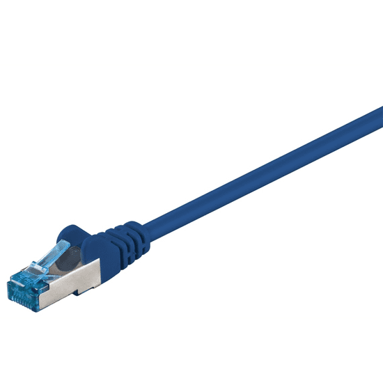 Goobay S/FTP CAT6a Patch kábel 2m - Kék (93738)