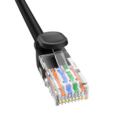 UTP CAT5e Patch kábel 1.5m - Fekete (B00133206111-02)