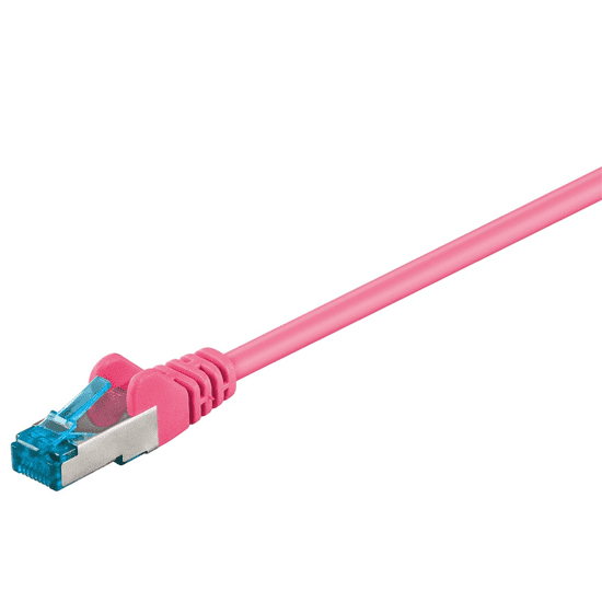S/FTP CAT6a Patch kábel 1.5m - Magenta (95604)