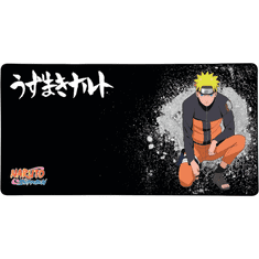 Konix Naruto KX MOUSEPAD XXL BLACK Játékhoz alkalmas egérpad Fekete, Narancssárga (KX-NAR-MP-BLACK-XXL)