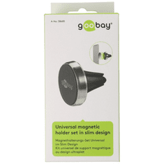 Goobay 38685 35mm Mobiltelefon autós tartó - Fekete/Ezüst (38685)