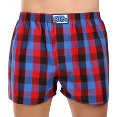 Styx 3PACK agyméretű tarka férfi klasszikus boxeralsó klasszikus gumi (3E102729) - méret XXXL