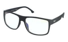 VeyRey Férfi kék fényt blokkoló szemüveg Yseubeth Szögletes Fekete Universal