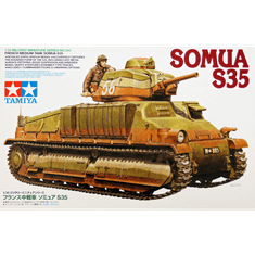 Tamiya Somua S35 harckocsi műanyag modell (1:35) (35344)
