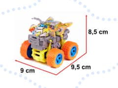 WOWO Sárga terepjáró szörny teherautó 1,36 4WD-vel